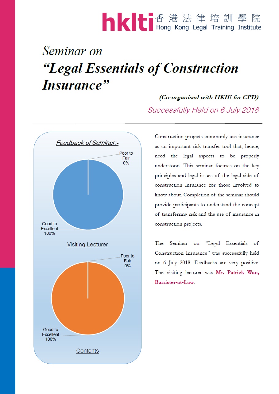 hklti hkie legal essentials of construction insurance seminar report 20180706